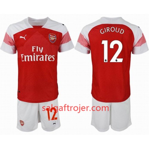 Arsenal Fodboldtrøjer GIROUD 12 Børn Hjemmebanesæt 2018/19 Kort ærmer Arsenal Fodboldtrøjer GIROUD 12 Børn Hjemmebanesæt 2018/19 Kort ærmer